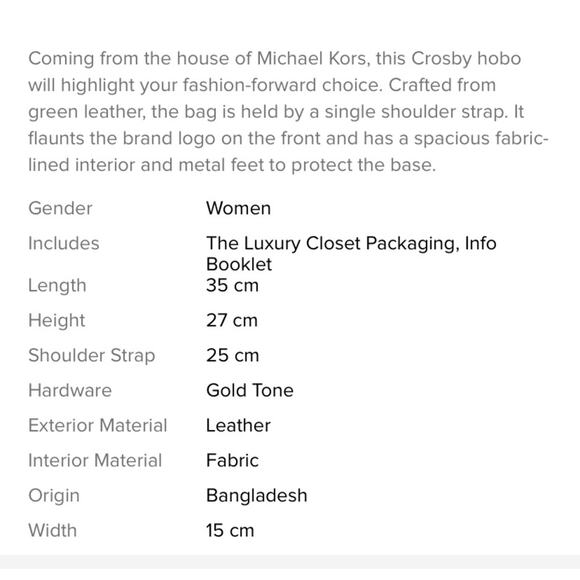 NWOT Michael Kors leather navy blue shoulder bag - Picture 7 of 7